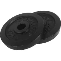 Tunturi Plates 2x 2,5 kg Black