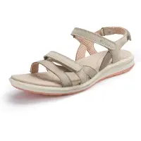 Ecco Cruise II leren dames sandalen beige maat 36