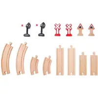 Hape houten mechanische seinen en sporen