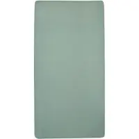 Meyco katoenen hoeslaken wieg 40x80/90 cm groen (set van 2) Groen