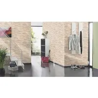 Rasch Vliesbehang 939804 Factory III houtoptiek bruin