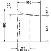 Duravit D Code Vital wastafel 60x55cm met kraangat en overloop wit
