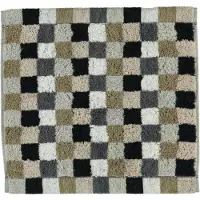 Cawö Gezichtsdoekje Cawö Cube Karo Beige (set van 6)