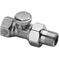 Heimeier voetventiel 3/8 inch recht