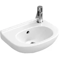 Villeroy & Boch O.novo fontein 36x27,5 kraangat links wit