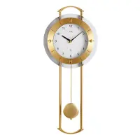 AMS Wandklok AMS Geelgoudkleur | one size Wit