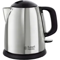 Russell Hobbs Kettle Victory, 1,7 liter, 2400 watt, zwart, roestvrij staal