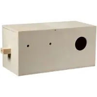 Fauna Broedkastje Agaporniden Opening 50 Mm - Vogelbroedbenodigheden - 29.5x14.5x14.5 cm Houtkleur
