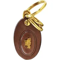 The bridge Story Uomo Sleutelhanger Leer 5 cm marrone