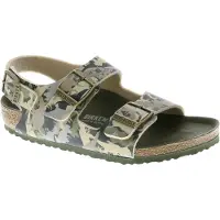 Birkenstock Milano Kids Sandalen Dino Camo Khaki Narrow-fit 29