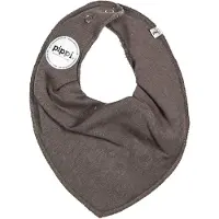 Pippi Baby Slabbetje Bandana Junior Polykatoen Bruingrijs One-size