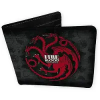 Abystyle Mannen, Portemonnee, GAME OF THRONES - Wallet Targaryen - Vinyl, Zwart