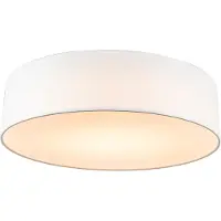 QAZQA Plafondlamp wit 40 cm incl. LED - Drum LED