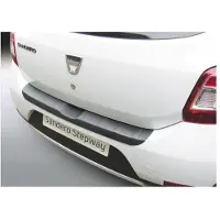 RGM ABS Achterbumper beschermlijst Dacia Sandero Stepway 12/2012- 'Ribbed' Zwart voor o.a. RENAULT