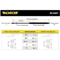 Monroe Gasdrukveer, kofferruimte ML5607 Monroe voor o.a. CITROEN