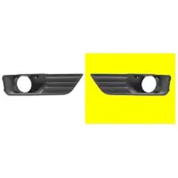 VAN WEZEL BUMPERGRILL ONDER LINKS met MISTLICHTGAT voor o.a. FORD