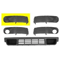 VAN WEZEL BUMPERGRILL ONDER RECHTS zonder MISTLICHTGAT Transporter voor o.a. VOLKSWAGEN