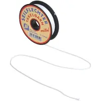 Pricenet Takelgaren, middel gevlochten, gewaxed, 15m, wit