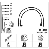 Ngk Bougiekabelset RC-LC606 NGK voor o.a. LANCIA