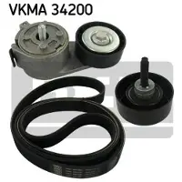 Skf Multiriem set VKMA 34200 SKF voor o.a. FORD