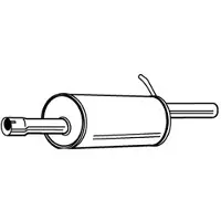 Walker Einddemper 22983 Walker voor o.a. DACIA, RENAULT
