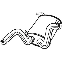 Walker Einddemper 24184 Walker voor o.a. CHEVROLET, OPEL