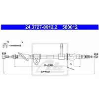 Ate Handremkabel 24.3727-0012.2 ATE voor o.a. ALFA ROMEO