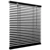 Decosol Horizontale jaloezie aluminium 25mm zwart 80 x 180cm online kopen