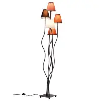 Kare design Vloerlamp FLEXIBLE, zwart, Woon-/ Eetkamer, metaal, Modern, vloerlamp