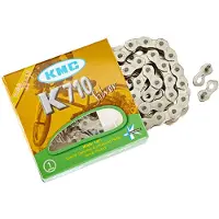 Kmc ketting K710 1/2 x 1/8 1SP 100 schakels zilver