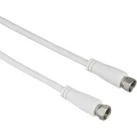 Hama 00122500 coax-kabel 1,5 m F Wit