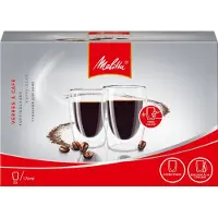 Melitta 6761117 glas koffie 200ml 2 stuks