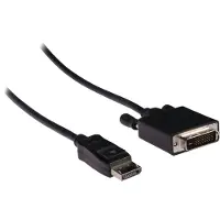 Value DisplayPort naar DVI kabel - DP 1.1 (1920 x 1200) / zwart - 1 meter
