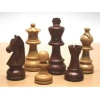 Hotsports Schaakstukken Staunton/Palm/palisander/LL/V 76mm/Maat 3