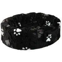 Petcomfort Hondenmand/Kattenmand - Pootprint - Zwart - 56 x 40 x 13 cm