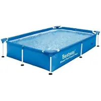Bestway Zwembad met frame rechthoek 221 x 150 x 43 cm