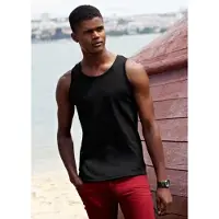Fruit Of The Loom singlet M zwart
