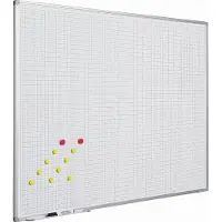 Smit Visual Whiteboard met ruitmotief 2x2- 60x90 cm