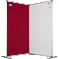 Smit Visual Scheidingswand dubbelzijdig - Whiteboard - 110x100 cm