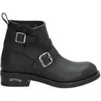 Sendra 2976 Carol leren bikerboots zwart female | Maat: 36