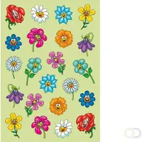 Herma 6262 Stickers gezichten van de bloem, Puffy