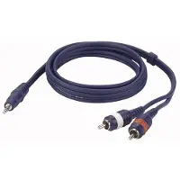DAP FL303 stereo Mini Jack - 2x RCA verloopkabel 3 meter