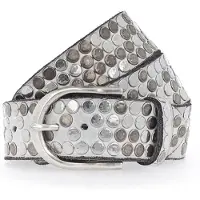 B.belt Riem taupe / zilver / offwhite