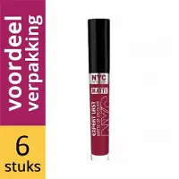 Nyc Expert Last Matte Lip Lacquer 810 Riverdale Matte Red 6x37ml