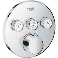 GROHE SmartControl - Inbouw mengkraan met 3 knoppen voor een bediening, chroom 29146000