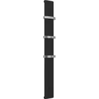 Eastbrook Berlini verticale aluminium radiator 120x18,5cm Mat zwart 421 watt