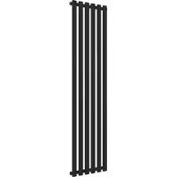 Eastbrook Tunstall verticale radiator 180x28cm Mat zwart 595 watt