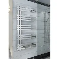 Eastbrook Rizano design radiator 120x60cm Chroom 626 watt