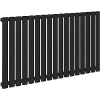 Eastbrook Tunstall Horizontale radiator 60x82,5cm Mat zwart 757 watt