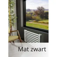Eastbrook Tunstall handdoek verwarming 56x100cm Mat zwart 693 watt